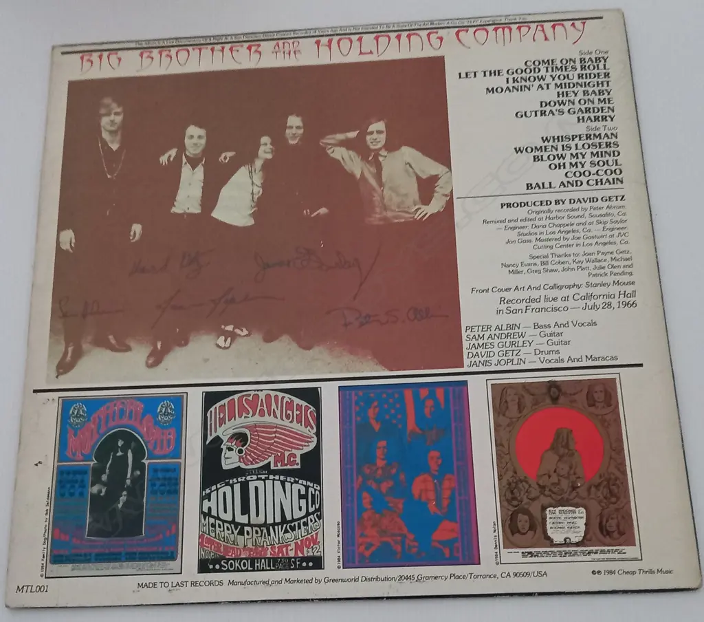 Big Brother & The Holding Company, Cheaper Thrills Image 1++